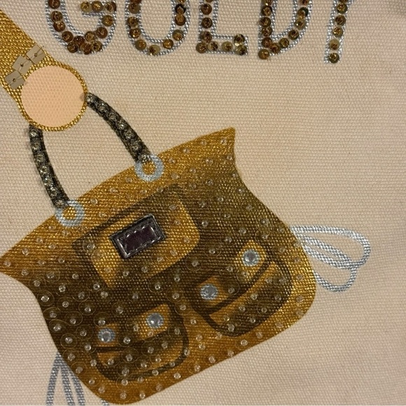 COACH Poppy Goldy Tote Rare Vintage Y2K - Picture 5 of 14